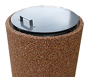 Corbeille béton Odéon 110 et 160L -poubelle beton 4
